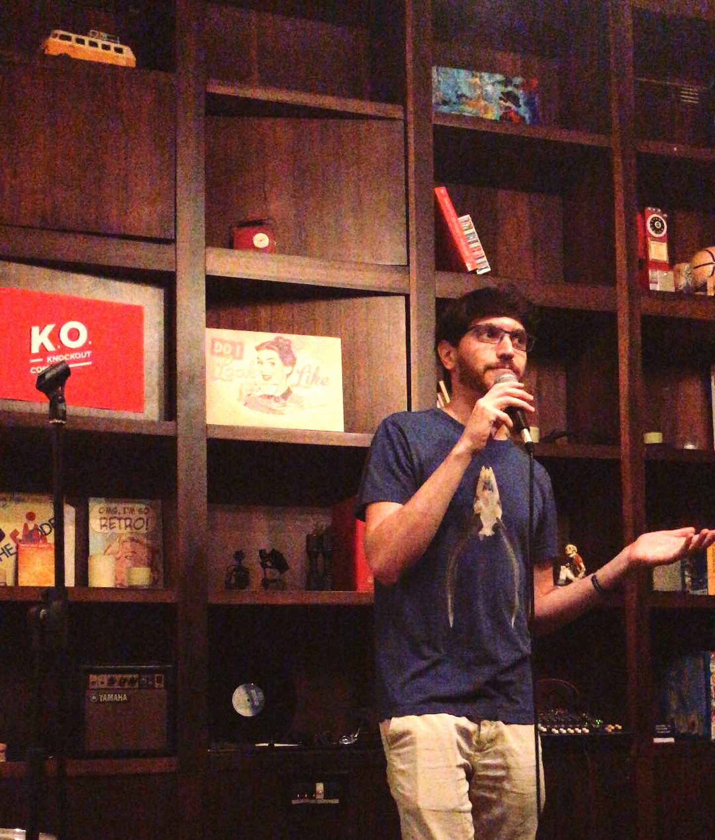 Iyad Al Hout on stage — The Regulars